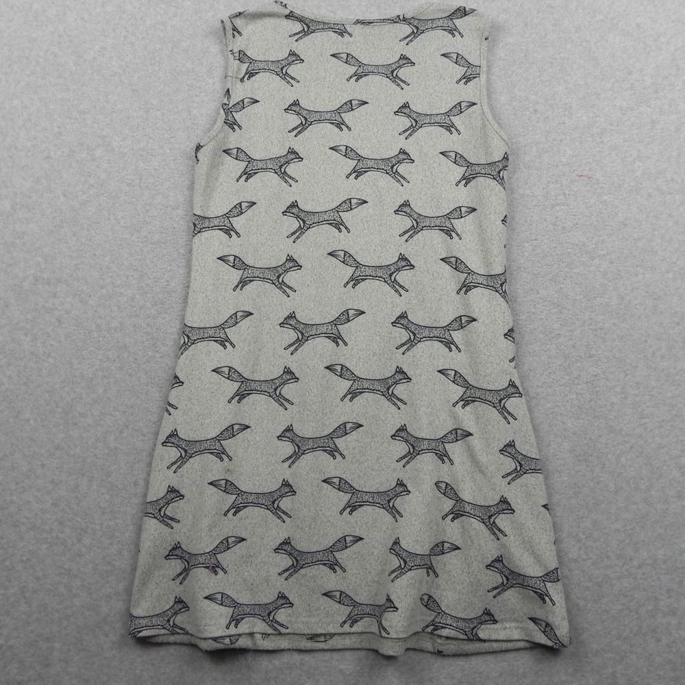 LaVieLente Dress Womens Small Jersey Shift Pockets Running Fox Gray Sleeveless - Picture 8 of 9